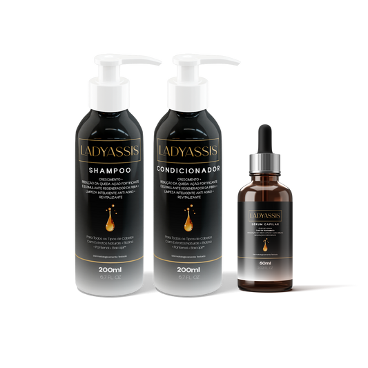 Kit Shampoo + Condicionador + Sérum LadyAssis